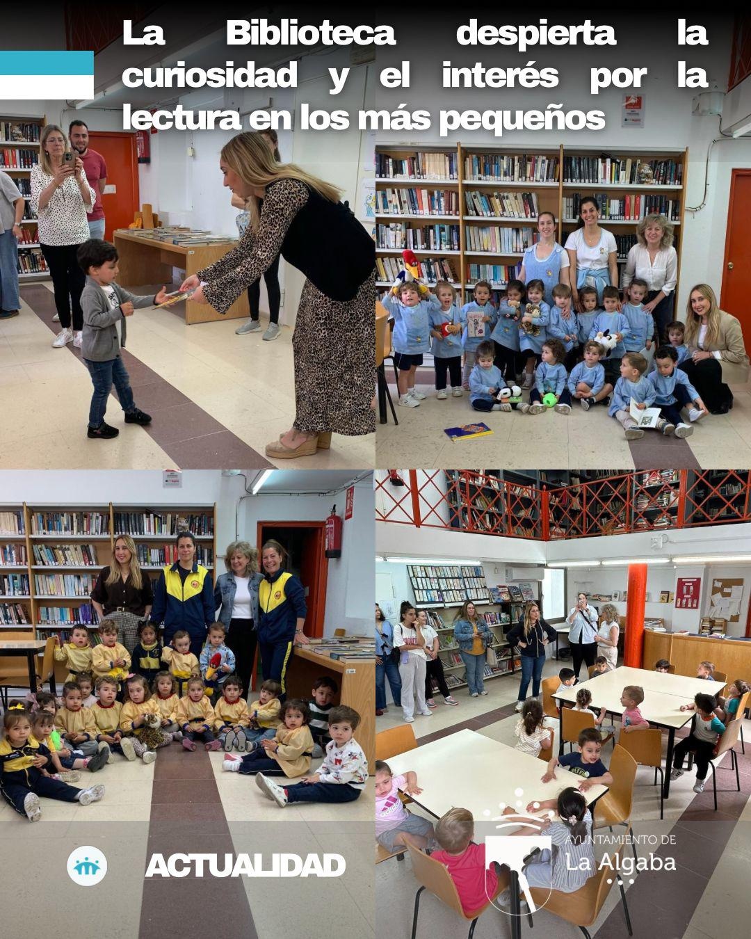 Visita a la biblioteca de los más pequeños