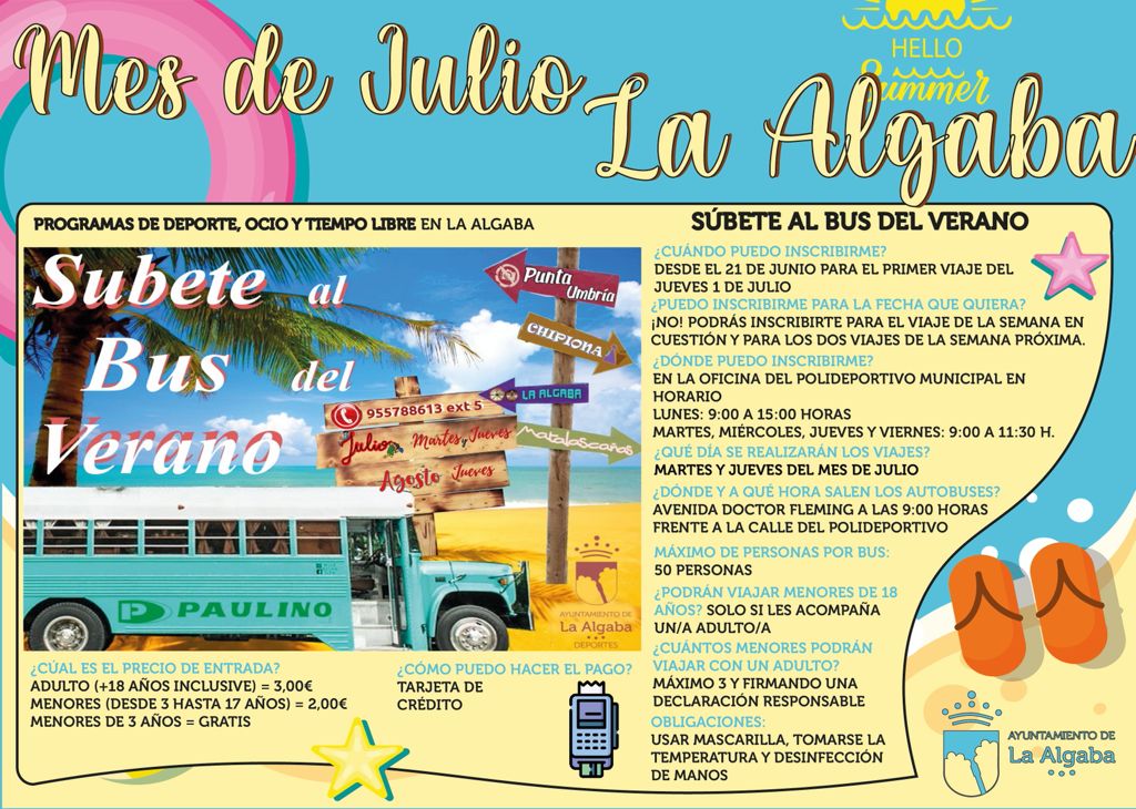bus del verano julio