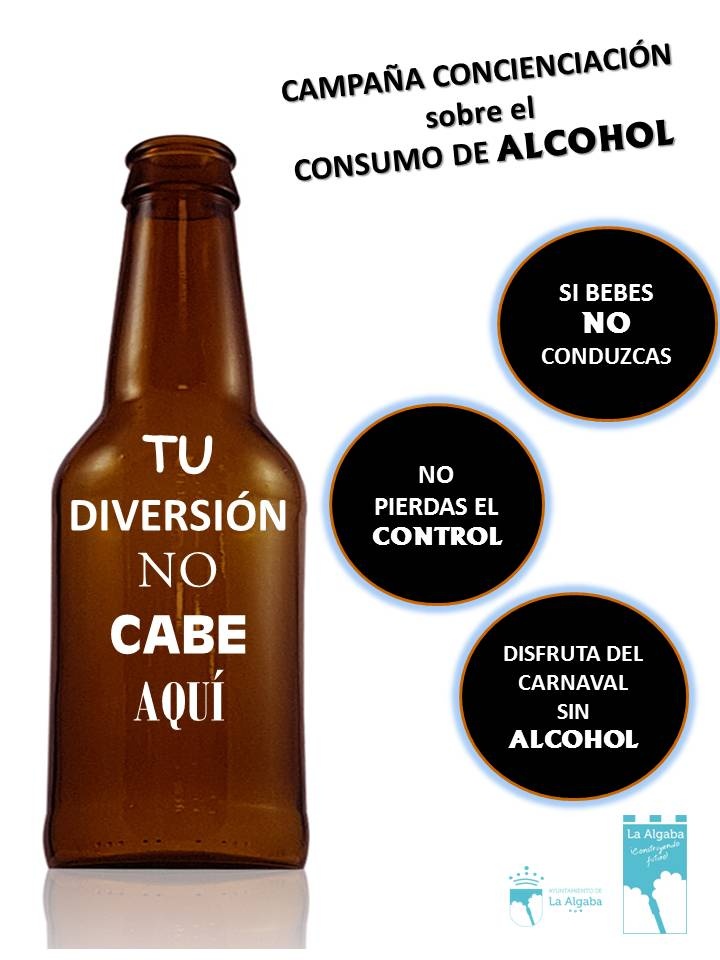 Campaña sensibilización alcohol Carnaval