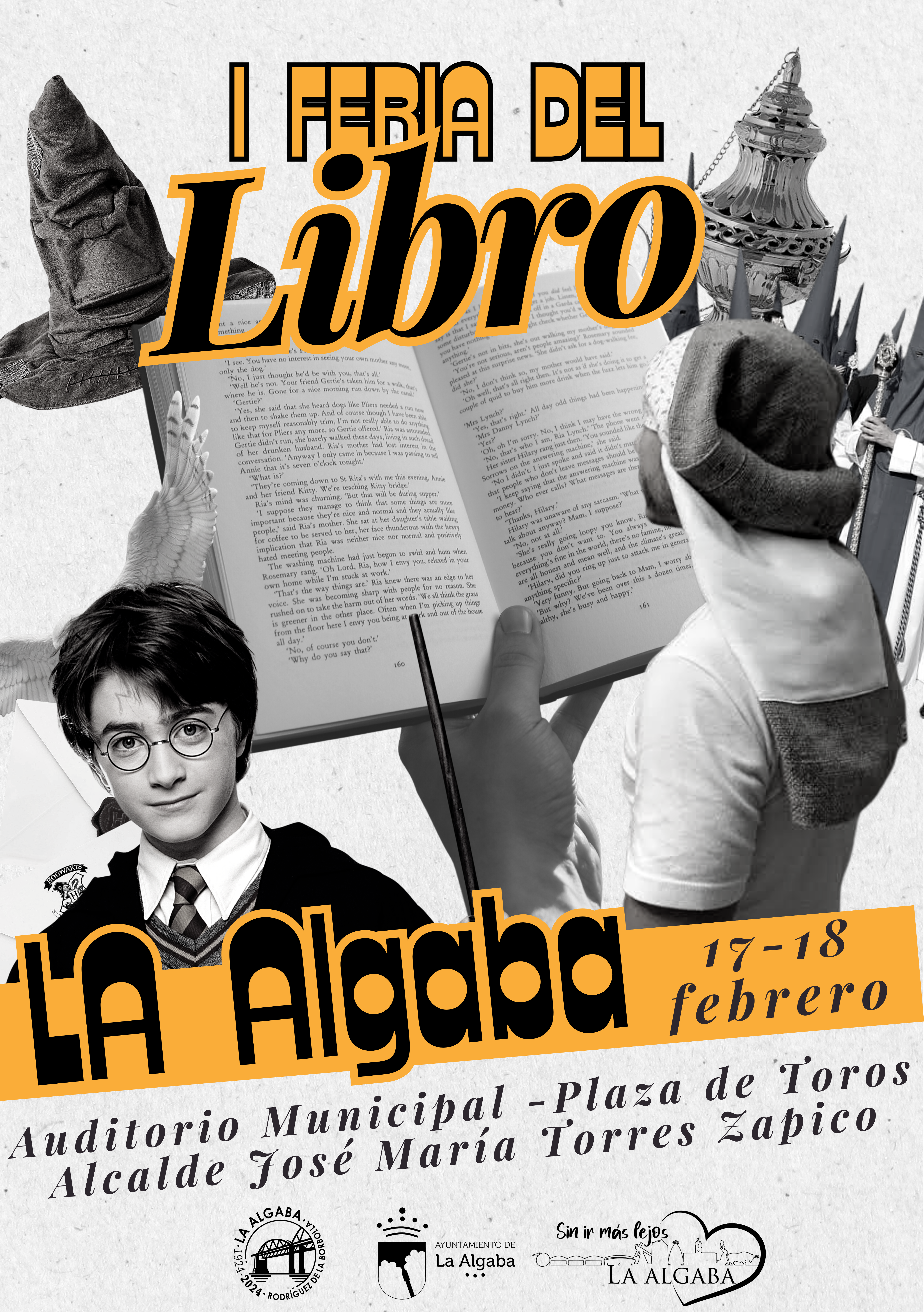 CARTEL FERIA DEL LIBRO LA ALGABA