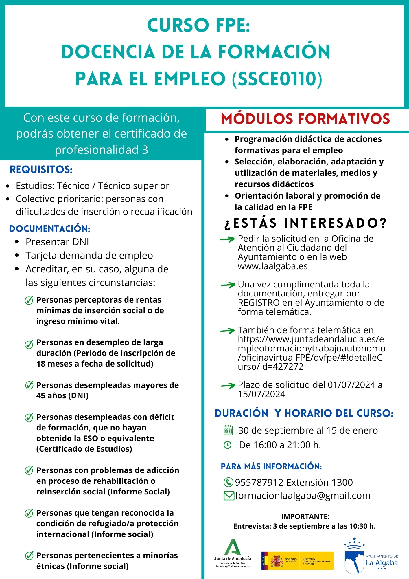 FPE DOCENCIA DE LA FORMACION