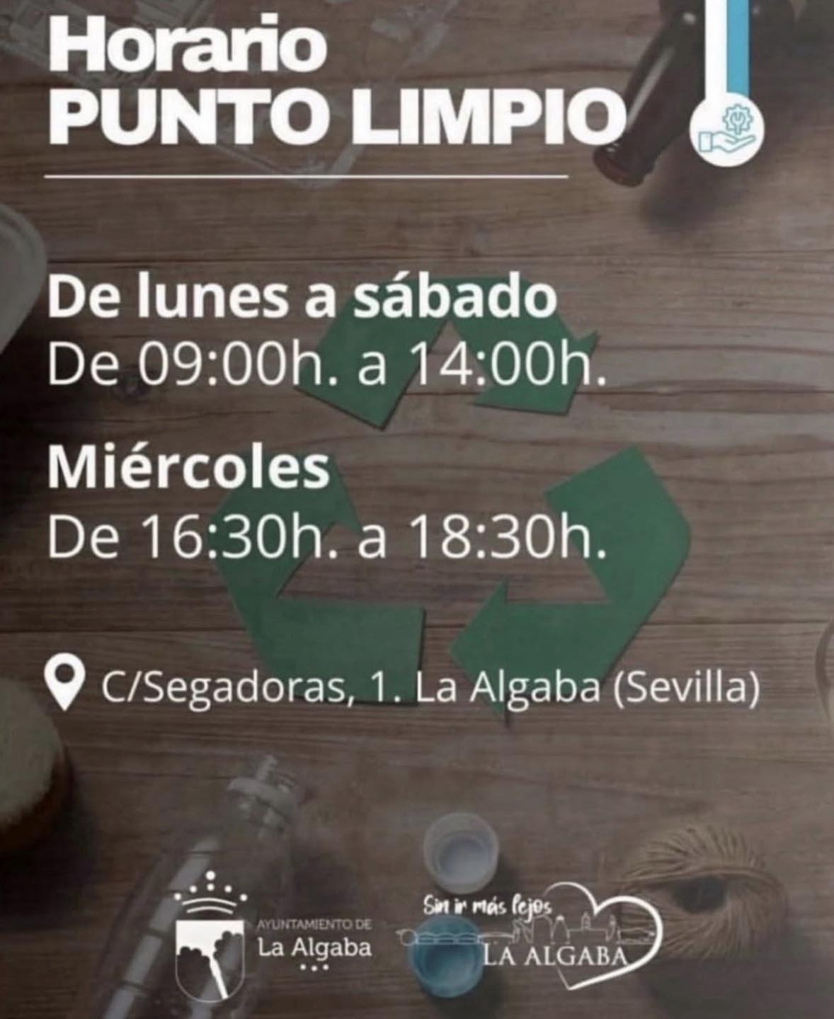 Horario punto limpio