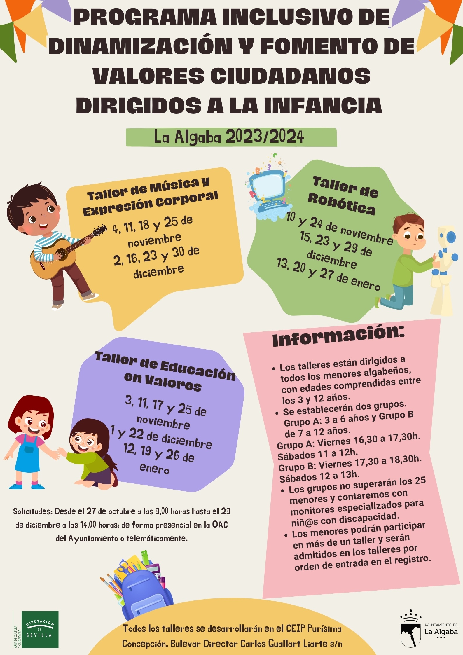 PROGRAMA DE DINAMIZACIÓN Y FOMENTO DE VALORES CIUDADANOS DIRIGIDOS A LA INFANCIA (PDI)