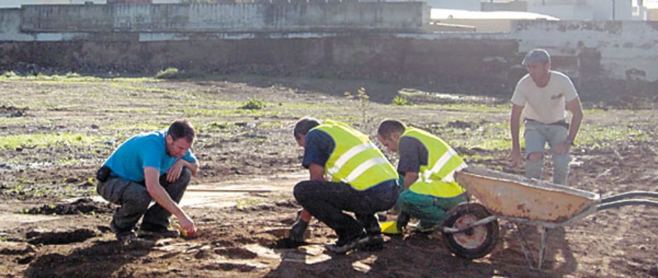 TRABAJOS REALIZADOS EN EL ANTIGUO CEMENTERIO LA ALGABA